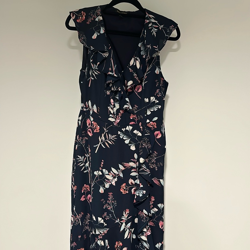 Banana Republic Size 2 Floral High Low Dress